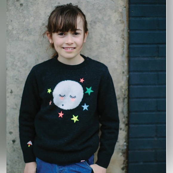 Tootsa MacGinty: CLASSIC DAWA Jacquard Knit Moon Jumper, size 1-2years - Picture 1 of 7